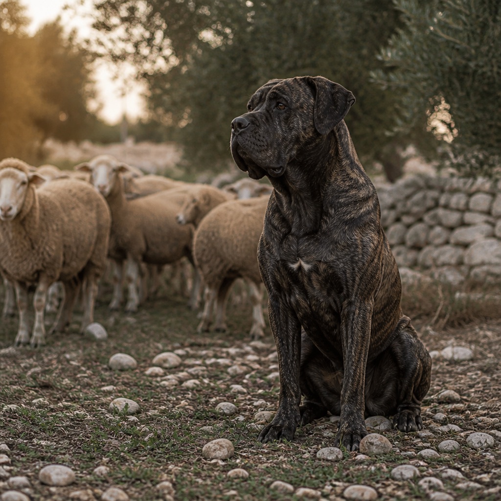 Een blauwgrijze Duitse Dog ligt op een houten vloer bij een groot raam, zacht daglicht valt op de korte vacht, close-up van kop en voorpoten.